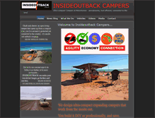 Tablet Screenshot of insideoutbackcampers.com.au